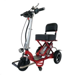 Triaxe Sport Foldable Scooter, Red