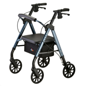 STAR 8 ROLLING WALKER BLUE, 8" Wheels by Nova