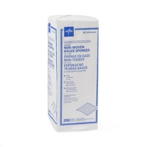 Case of 2000 Medline Avant Deluxe Non Sterile Gauze Sponges NON26444