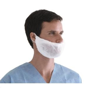 Pro Series Head & Beard Covers in White in One Size Fits Most NONSH400 One Size Fits Most