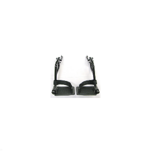 Nova Foot Rest Black For 329 - Narrow Spacing