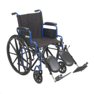 Blue Streak Wheelchair 18 Inch Seat Flip Back Desk Arms