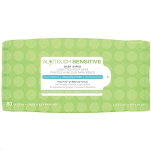 Pack of Aloetouch Sensitive Personal Cleansing Baby Wipes | 80