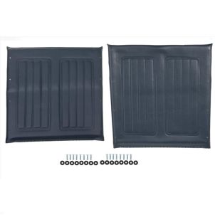 Pair of Medline 16" Wheelchair Seat & Back Upholstery Set Blue WCA806920NS