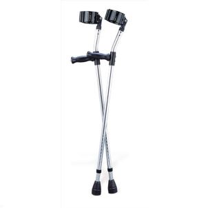 Pair of Tall Medline Guardian Forearm Crutches G05160