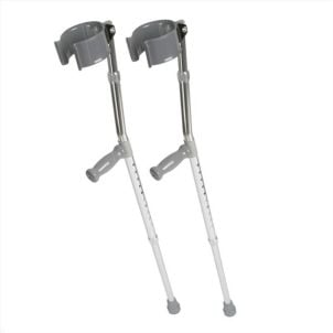 Pair of Medline Medline Forearm Crutches MDS805161