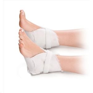 Pair of Medline Synthetic Fur Lined Heel Protectors MDT823280
