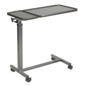 Overbed Table, Double Top Drive Medical 13068BV
