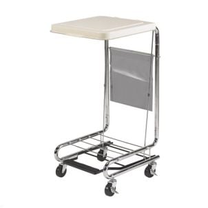 Hamper Stand with Poly Coated Steel by Drive Medical 13070