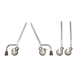 First Class School Chair Legs with Casters, Large, Pack of 4