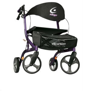 Airgo eXcursion X20 (Purple) Lightweight Side-fold Rollator by Hugo 700-920PR