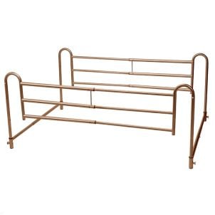 Home Bed Style Adjustable Length Bed Rails by Drive Medical 16500bv
