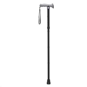 Drive Adjustable Lightweight Folding Cane with Gel Hand Grip, Black