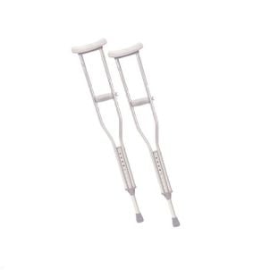 Drive Walking Crutches with Underarm Pad and Handgrip, Youth, 1 Pair