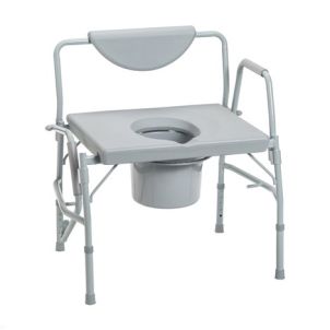 Bariatric 1000 lb Drop Arm Bedside Commode Chair by Drive Medical 11135-1