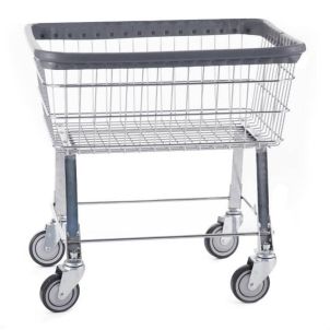 Wire Rolling Laundry Cart by R&B Wire Products