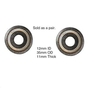 Wheelchair Rear Wheel Bearings (Pair) Drive Medical STDS4Y4729