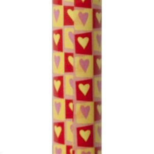 Drive Adjustable Lightweight Folding Cane with Gel Hand Grip, Hearts