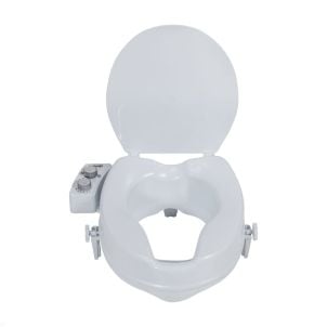 PreserveTech Raised Toilet Seat with Bidet (ambient temp) by Drive Medical, RTL12C005-WH