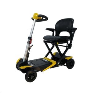 Transformer Folding Power Scooter, Yellow