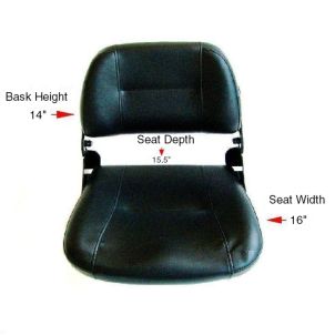 17.5 in Seat & Seat Plate for Phoenix HD 4 by Drive Medical S35045-HD