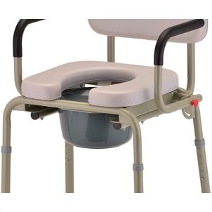 Padded Seat for Nova Commode Model 8901W SC-89009
