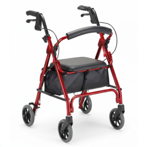 GetGO PETITE ROLLING WALKER- RED by Nova