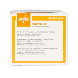 Case of ASTM Level 1 Procedure Face Mask with Ear Loops, Blue by Medline, NON27378