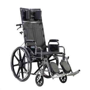 Sentra Reclining Wheelchair Detachable Arms Drive Medical std22rbdda
