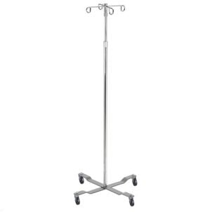 Economy Removable Top Chrome I. V. Pole by Drive Medical