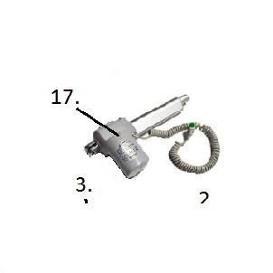 PrimeCare Bed 1752 Foot Actuator Drive Medical SP01-81069