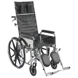 Sentra Reclining Wheelchair Detachable Full Arms 