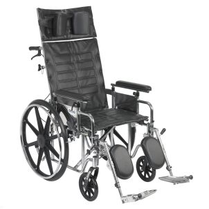 Sentra Reclining Wheelchair Detachable Adjustable Full Arms 