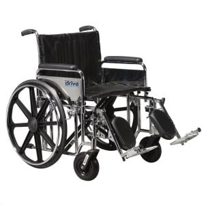 Sentra Extra Heavy Duty Wheelchair Detachable Full Arms 