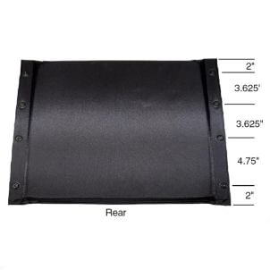 Seat Upholstery, Viper Wheelchair 20"x16",Black,1/ea STDS2360BLK