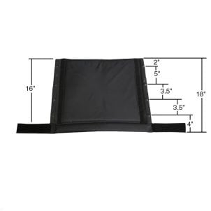 Seat Replacement for Viper Plus GT Wheelchair 18", Adjustable