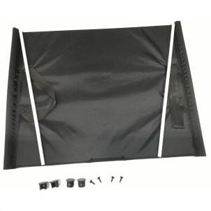 Fly Lite Transport Chair Black Seat Upholstery Drive Medical STDS2A1819