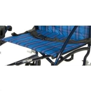 Fly-Lite Aluminum Transport Chair Replacement Seat Upholstery: Blue Plaid Drive Medical STDS2A1839