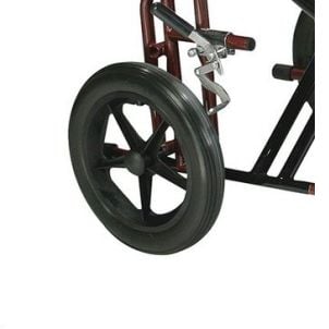 Rear Wheel Bariatric Transport Chair BTR Drive Medical STDS2K3000 