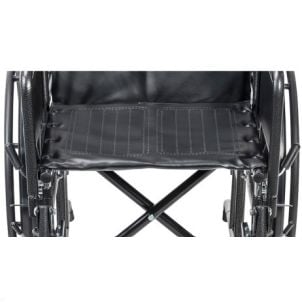 18" Seat Silver Sport Recliner Wheelchair Drive Medical STDS4Y4701