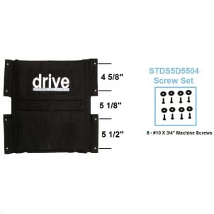 Back Upholstery for the Expedition Transport Chair, STDS5D5501