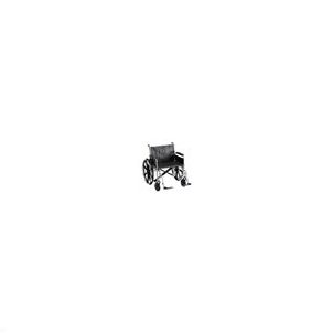 HAMMERTONE WHEELCHAIR- 24 INCH WITH DETACHABLE FULL ARMS & SWINGAWAY FOOTREST