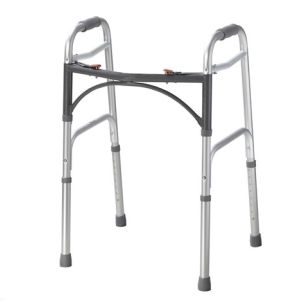 Deluxe Two Button Folding Walker by Drive Medical 10200-1