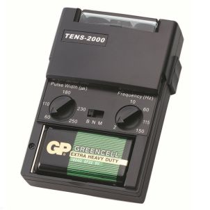 Black Plastic Deluxe TENS Units - Roscoe Medical
