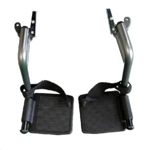 Transport Chair Foot Rests Drive Medical TR39SF-SV