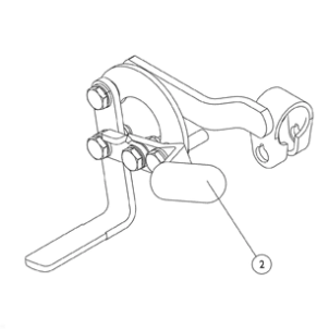 Replacement Rear Lock Assembly, Left, For Invacare Wheelchair