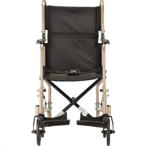 TRANSPORT CHAIR- 19 INCH WITH SWINGAWAY FOOTRESTS CHAMPAGNE by Nova