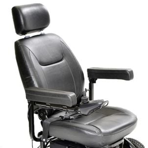 18" Trident Power Wheelchair Seat Assembly and Headrest  TRID-2A01 