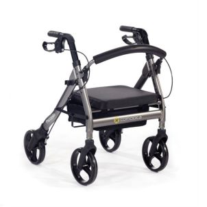 Piccola Graphite Rollator Walker by Comodita, COM 600 G