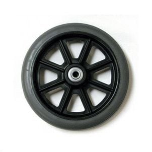 Nova Rollator Walker Wheel 6" Grooved For 4202c, 4203, 4208 Models, Gray V42052D